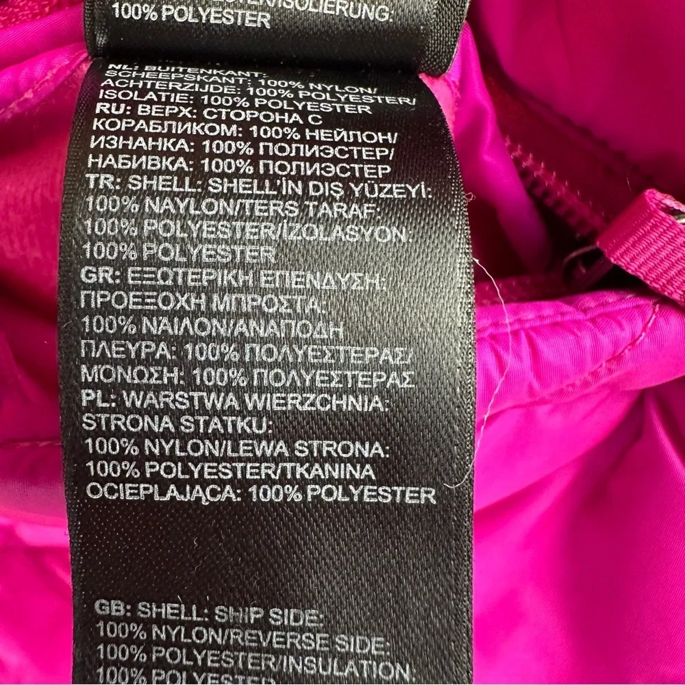 The North Face Reversible Perrito Jacket Puffer Pink Stripe Outdoors Gorpcore